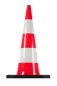 Preview: Traffic cone-1000-mm-pvc-rec-reflective