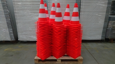 Traffic cone-500-mm-pvc-palette