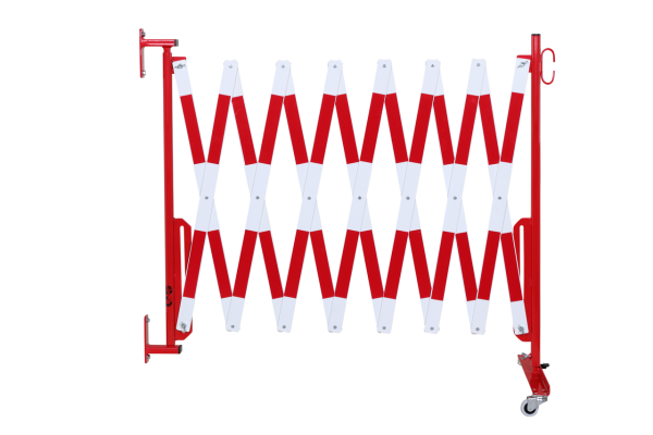 safety-gate-red-white-4-m-roller-feet-wall-attachment