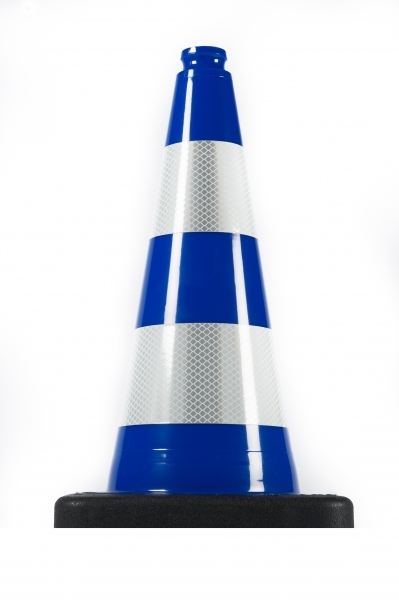 Traffic cone-500-mm-pvc-blue