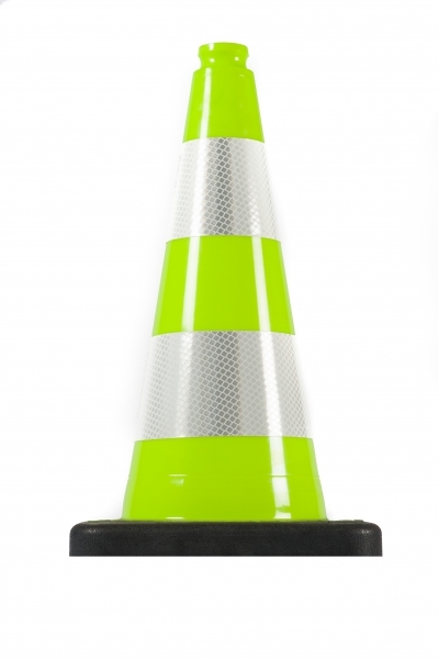 Traffic cone-500-mm-pvc-green